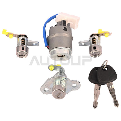 Ignition Lock Cylinder Barrel + Door Lock for Hyundai Accent (2006–2011)