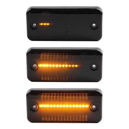 Black Dynamic Side Marker Light for Fiat Ducato, Peugeot Boxer, Citroen Relay (2006-2023)