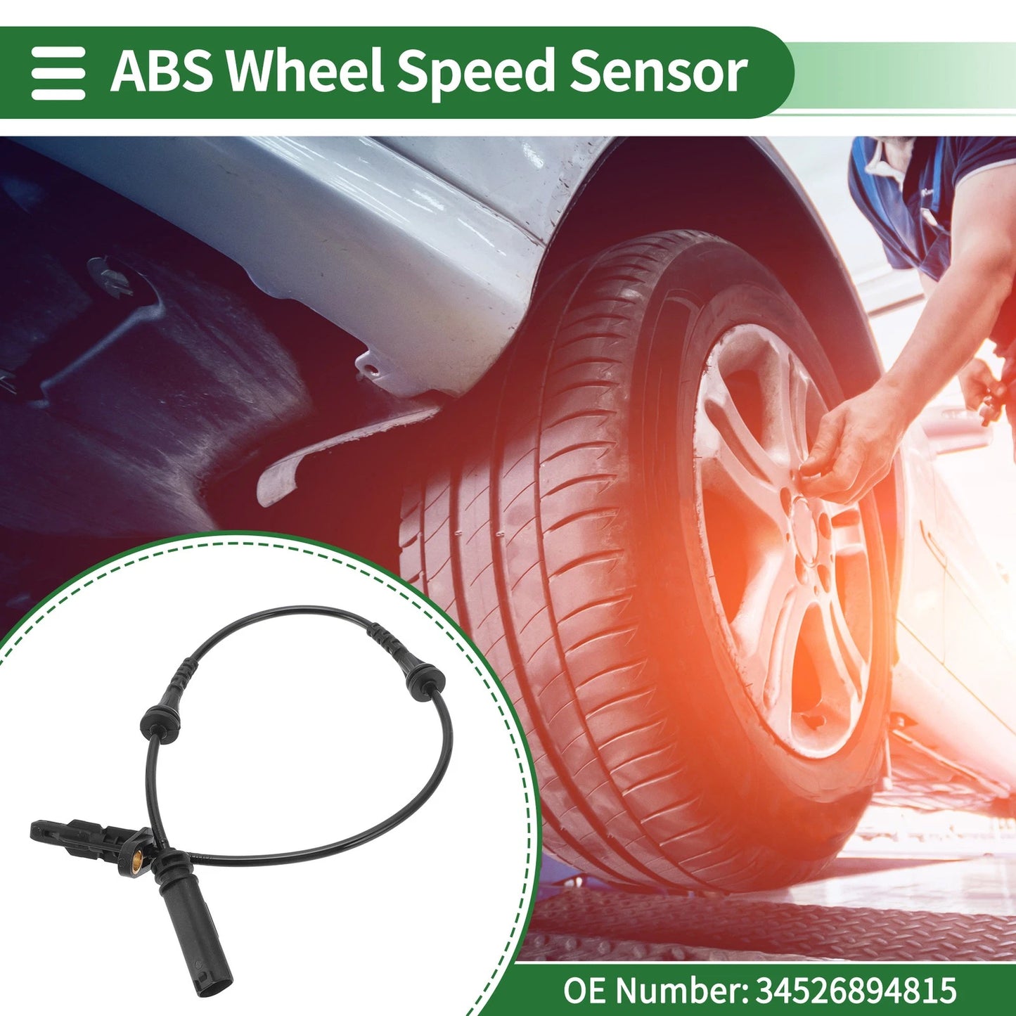 ABS Wheel Speed Sensor for BMW 330e (2016-2023) 1 x Left/Right Rear