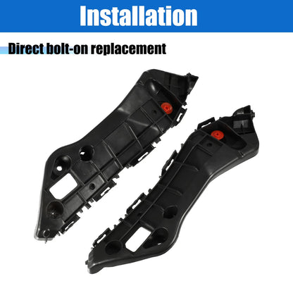 Left & Right Front Bumper Cover Support Rails for Toyota RAV4 (2019-2023)