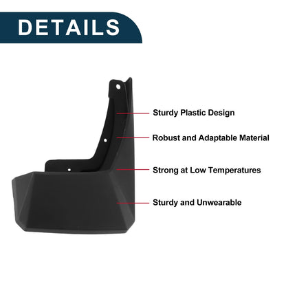 Mud Flaps Splash Guards / 1 Set for Toyota RUSH (2018–2022)