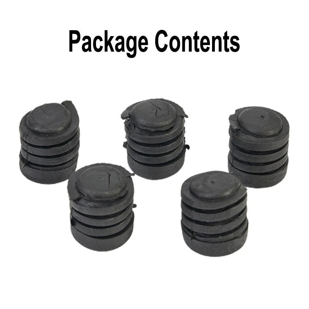 Clips 5PCS Black Rubber Bonnet Buffer Hood for Nissan