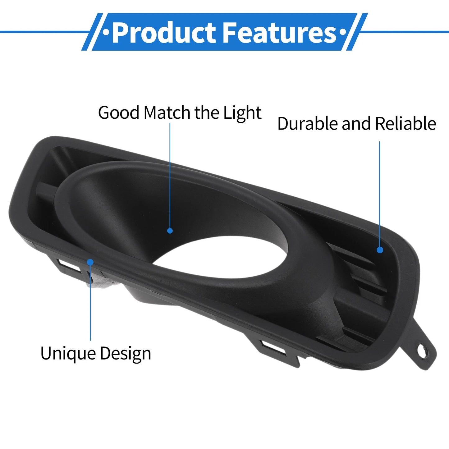 Front Left Fog Light Grill for Honda Fit (2012-2014)