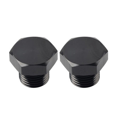 Aluminum 4AN Block Off Cap ORB Plug Male Fitting Adapters