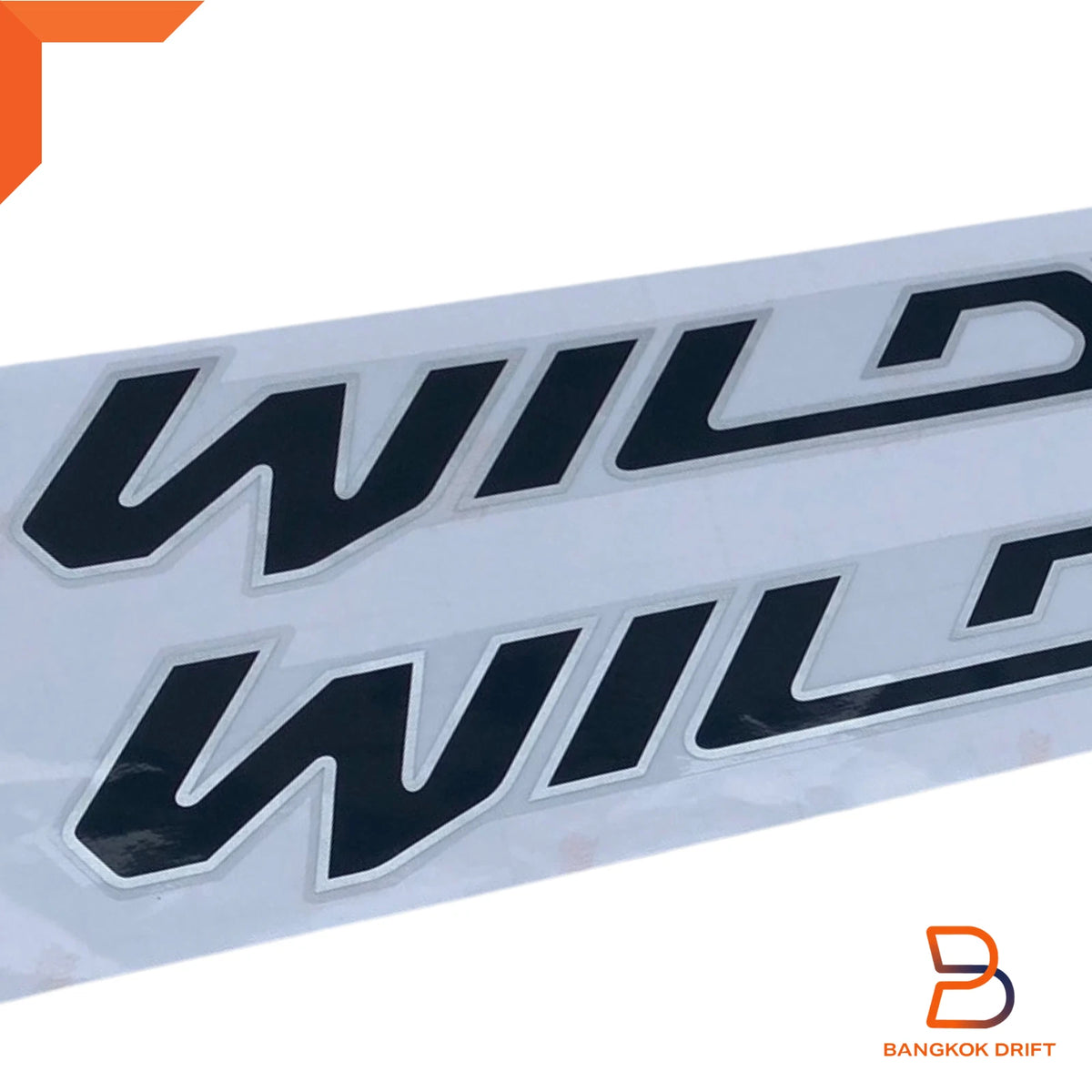 Wildtrak Side Body Decal Kit Black & Silver for Ford Ranger Ute (2012-2014)
