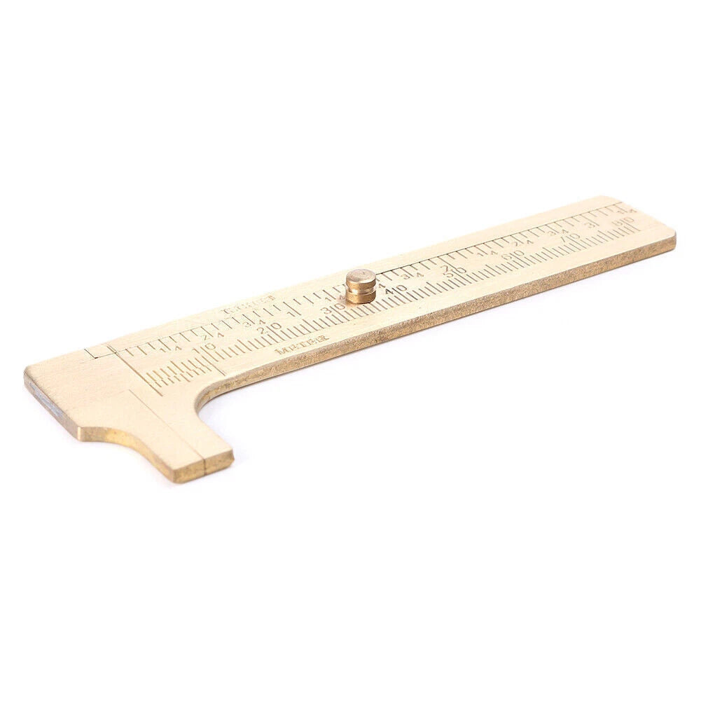 80mm Mini Brass Sliding Gauge Vernier Caliper for Precision Measurement