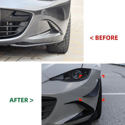 Front Side Air Vent Spoiler Trim Cover for Mazda Miata MX-5 (2016-2025)