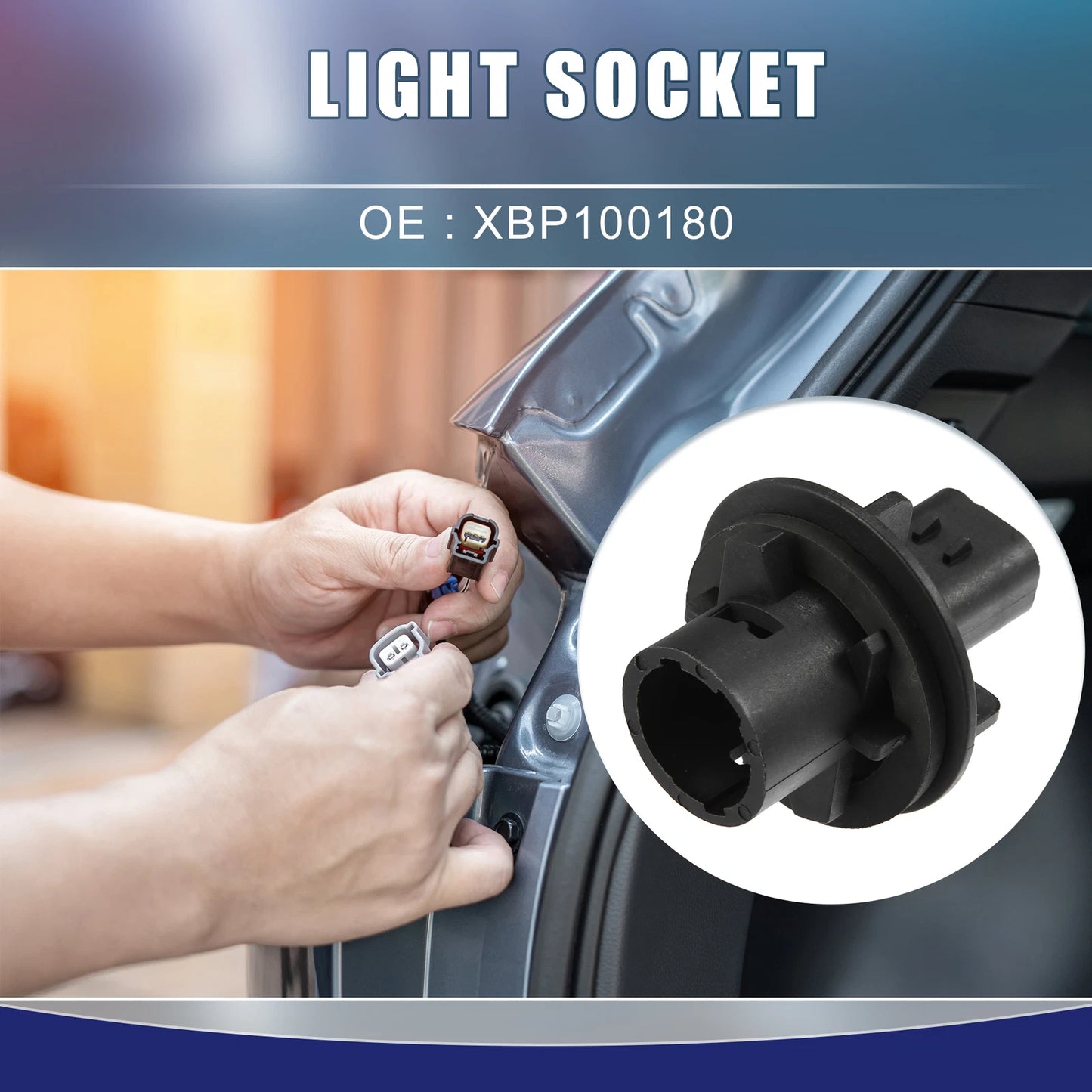 Front Bumper Light Bulb Socket for Land Rover Defender (1994-2016)