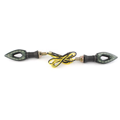 12V LED Turn Signal Indicator Blinker Amber Light for Universal Models