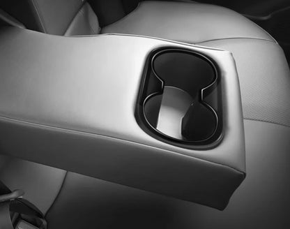 Glossy Black Rear Water Cup Holder Frame Cover Trim for Toyota Prius (2023-2024)