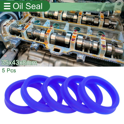 Oil Seal / 35x43x8mm / Seal Ring Rotary Shaft Seal TPU 5 Pcs