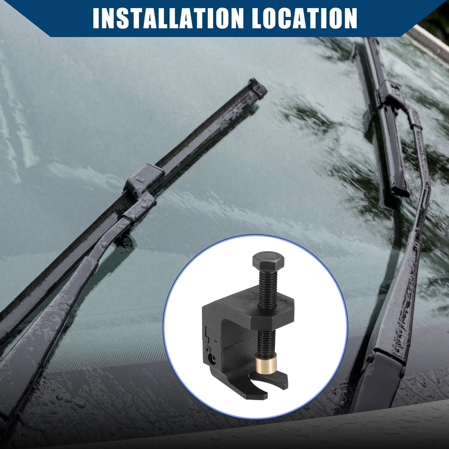 Windshield Wiper Arm Puller for BMW E12 E21 E67 (1972-1983) Durable Metal 1 x