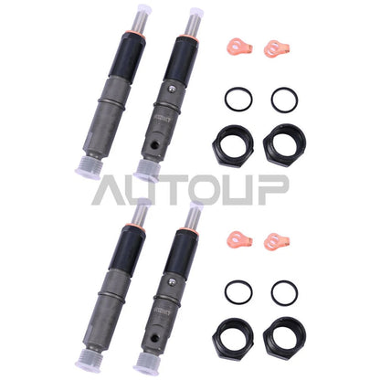 4pcs / Fuel Injectors for Cummins 4BT 3.9L & 4B3.9-C Engines