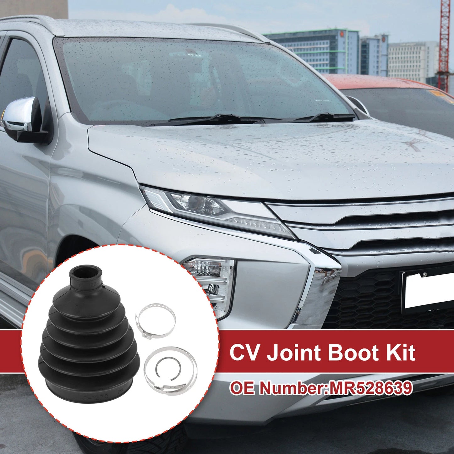 Outer CV Joint Boot Kit w/ Clamps for Mitsubishi Montero (2001-2006)