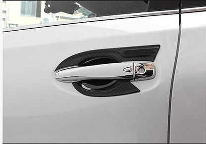 Carbon Door Handle Bowl Cover Trim for Nissan Navara NP300 D23 (2015-2021)