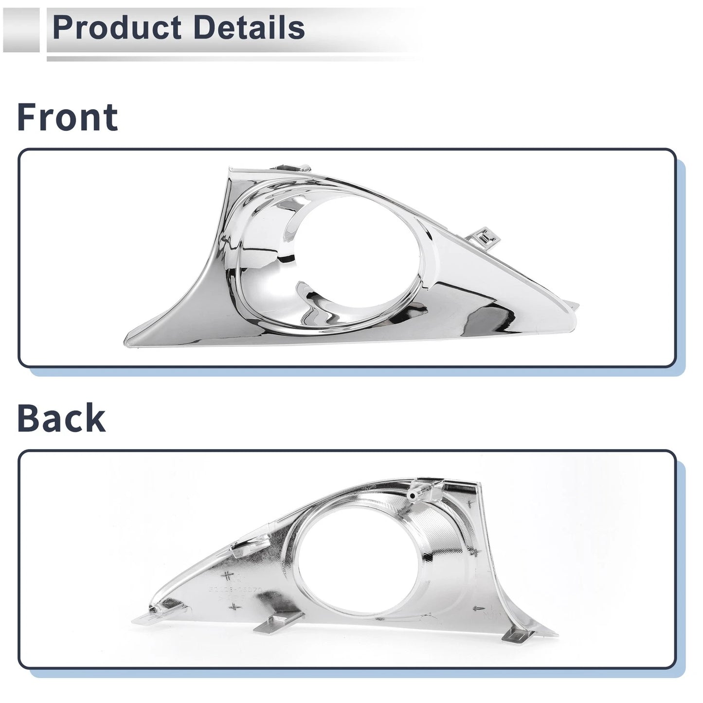 Front Left Fog Light Grill for Toyota Camry (2012-2014)