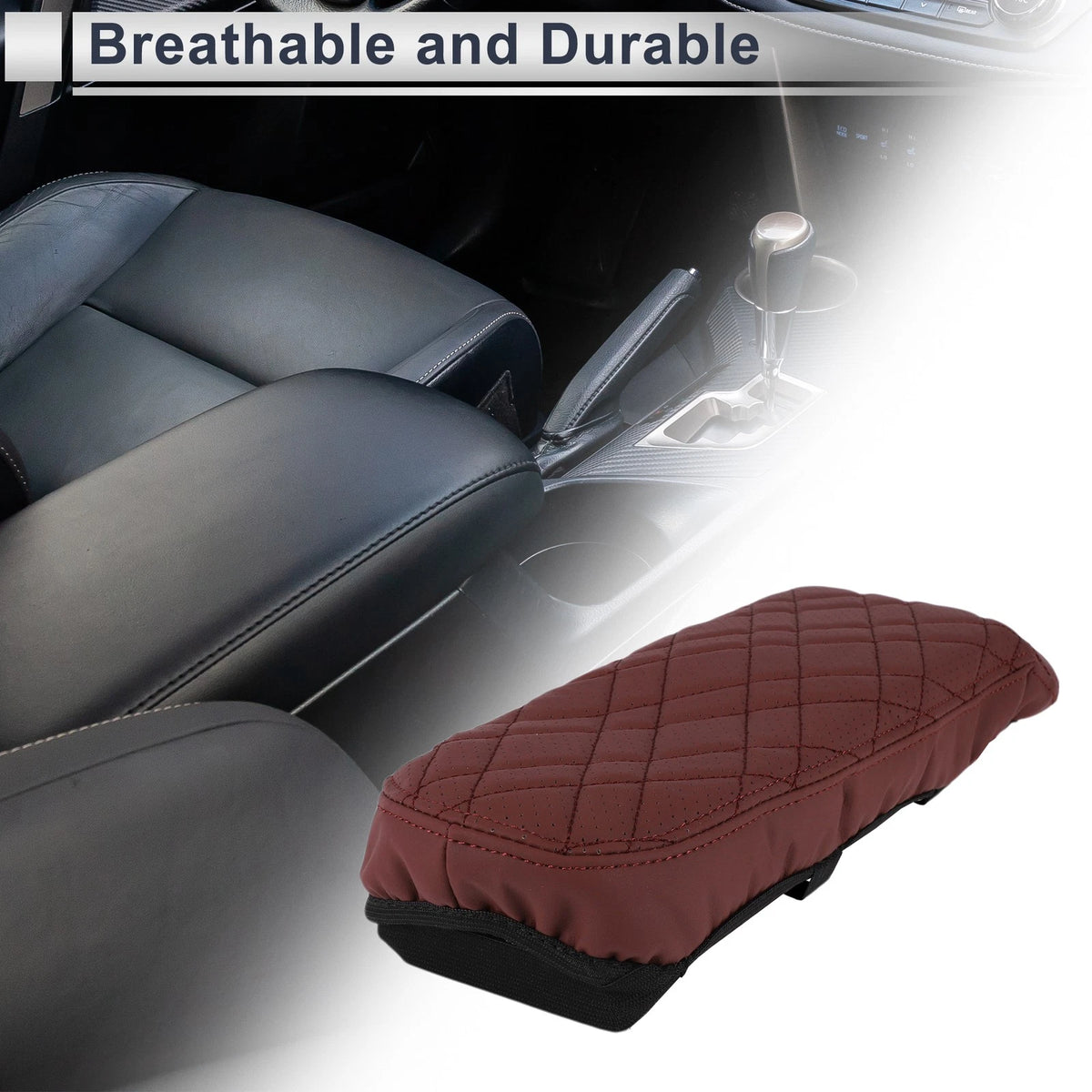 Center Console Cover for BMW 2 Series (2021-2024) Wine Red 1 Pc
