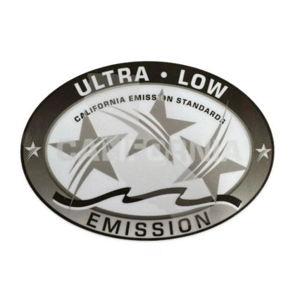 Ultra Low Emission Outboard Sticker for California DOT - Gray 3.58"x2.4"