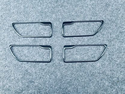 Inner Door Handle Cover Frame Carbon Fiber for Toyota Highlander (2020-2023)