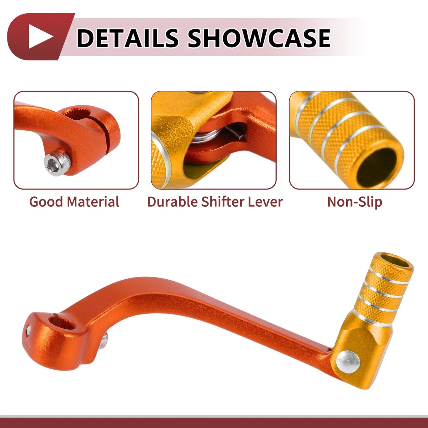 Gold Tone Gear Shifter Lever for Honda CRF110F (2013-2018)