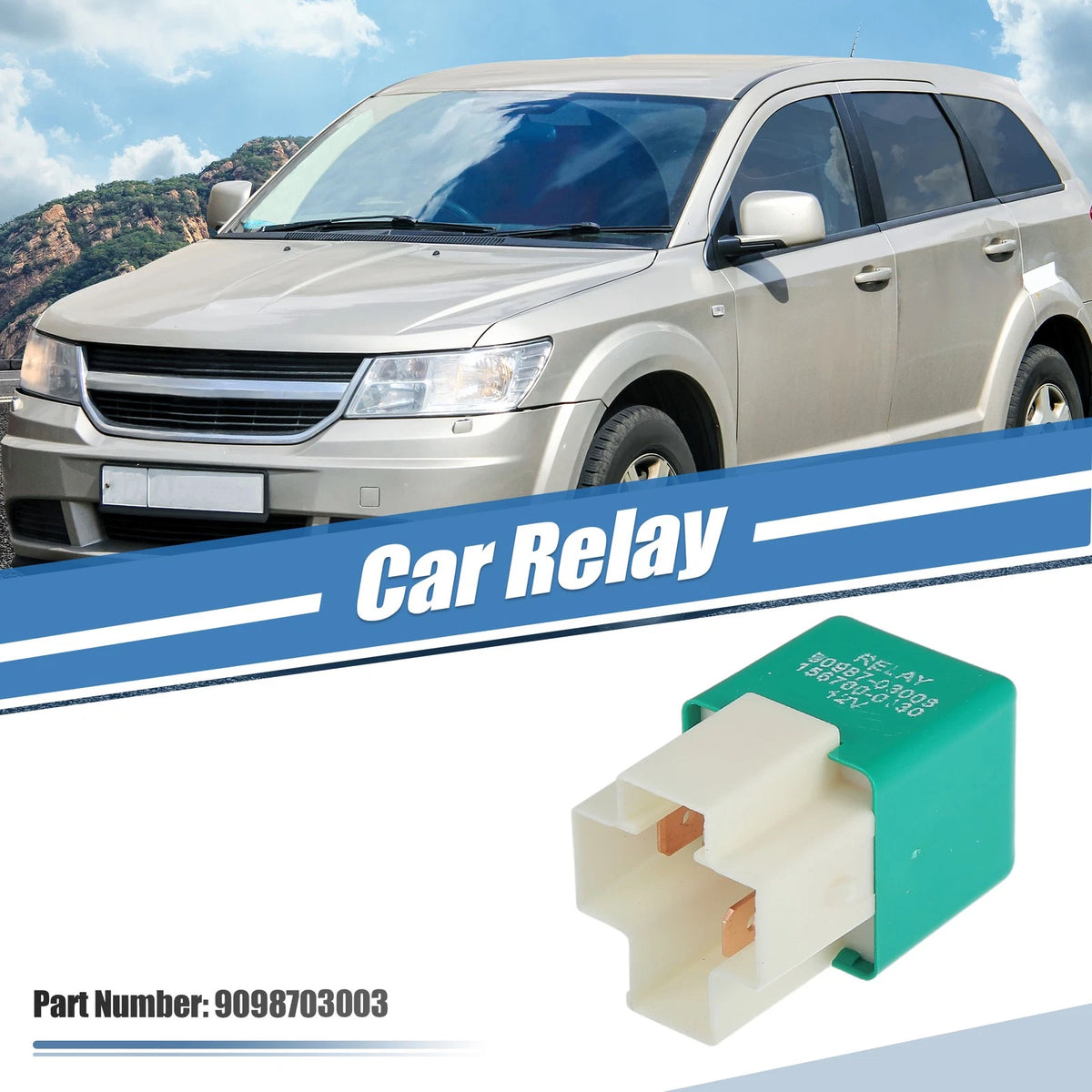 4 Pin Solenoid Relay 12V 40A for Toyota RAV4 (1996)