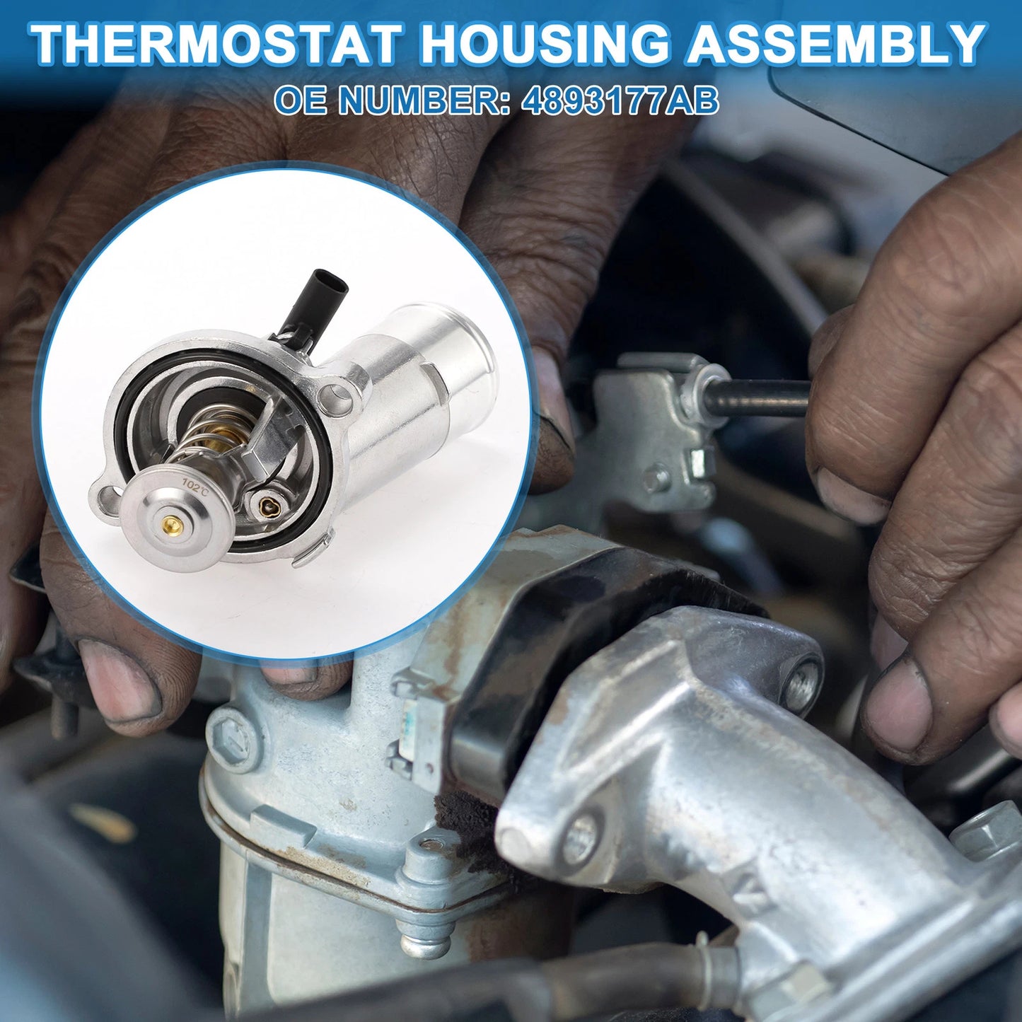 Thermostat Housing Assembly for Dodge Ram 2500-3500 (2014-2020)