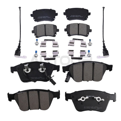 Front & Rear Brake Pads Set for Bentley Continental GT/GTC & Flying Spur (2004–2018)