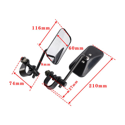 Motorcycle Mirror for Cafe Racer Chopper Bobber (2020-2023)