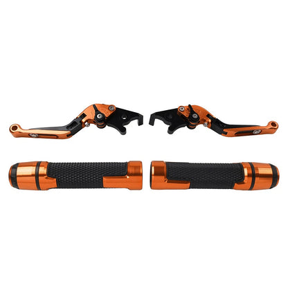 Orange Extendable Brake Clutch Levers for Honda CBR125R CBR250R (2004-2016)