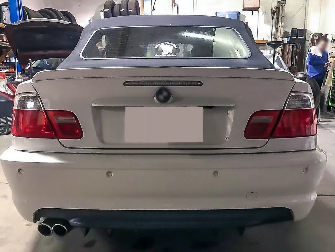 Boot Lip Spoiler for BMW E46 CONV Orient Blue (2000-2006)