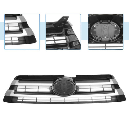 Front Upper Bumper Grille for Toyota Highlander 2017-2019 Black