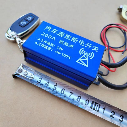 1 Pc Remote Control Universal Wireless Car Battery Isolator 12v 200A for Car