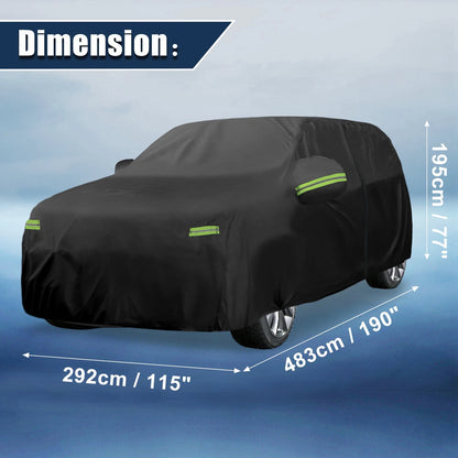 Car Cover Waterproof with Zipper for Dodge Durango (2011-2023)