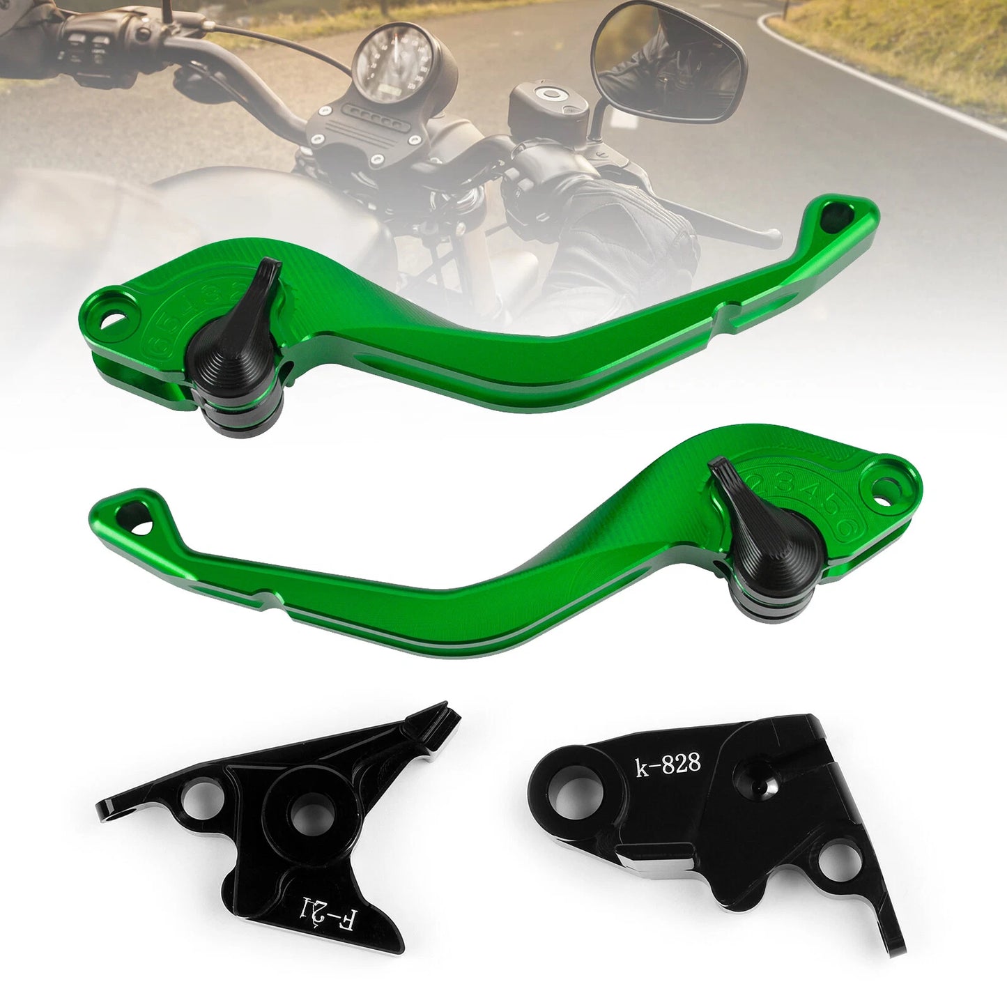 CNC Short Brake Clutch Lever for Kawasaki Z750/Z800 (2007-2016)