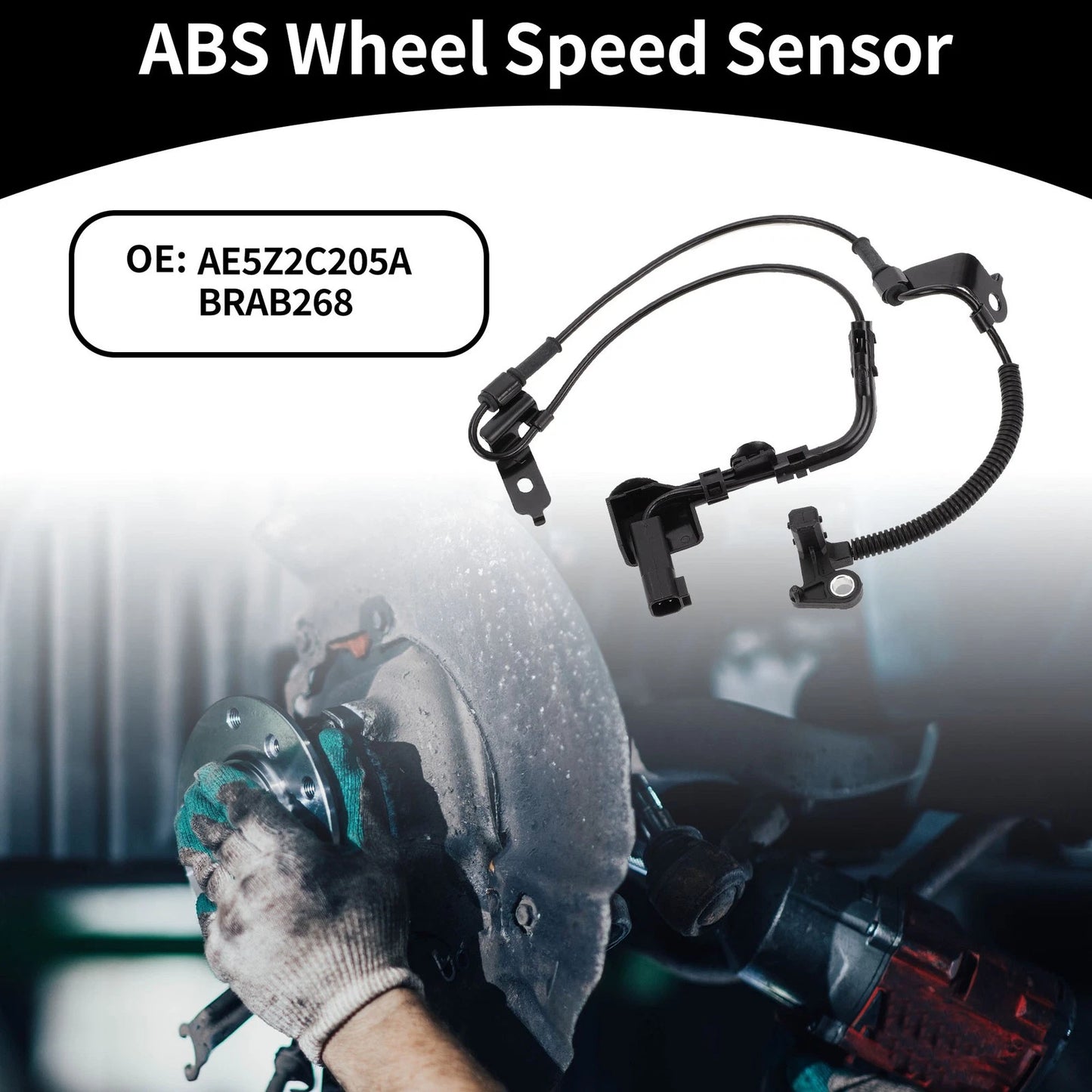 ABS Wheel Speed Sensor Front Left for Ford Fusion (2007-2011)