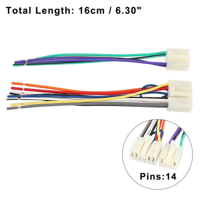 Car CD Player Wiring Harness Radio Adapter Set for Toyota (1987-2023)