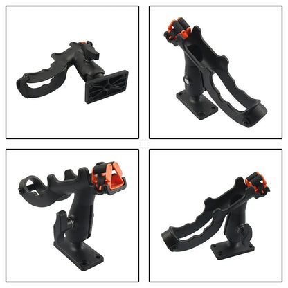 360° Rotatable Fishing Rod Holder Adjustable for Kayaks/Canoes/Boats