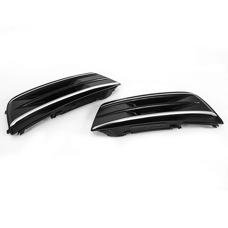 Front Bumper Fog Light Grille Cover Trim for Audi Q5 (2018-2020)