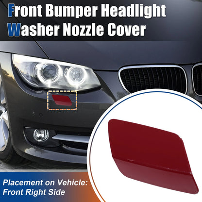 Right Side Front Bumper Washer Nozzle Cover for BMW E92 (2011-2013)