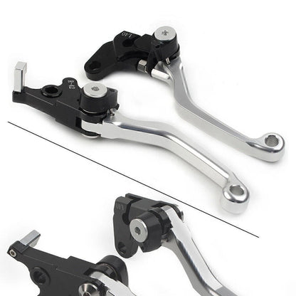 CNC Silver Pivot Clutch Brake Levers for Suzuki DRZ400S/SM/E (2000-2022)