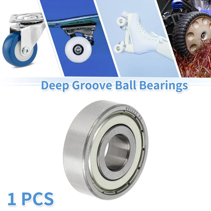 6302ZZ / 15x42x13mm / Deep Groove Ball Bearings for Scooter Skateboard Wheel