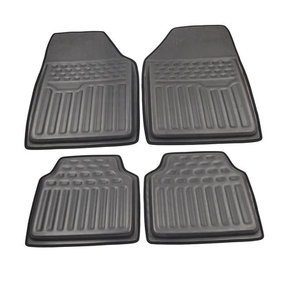 4 Pcs Universal Front Rear Heel Pad Carpet Floor Mats for Car Truck
