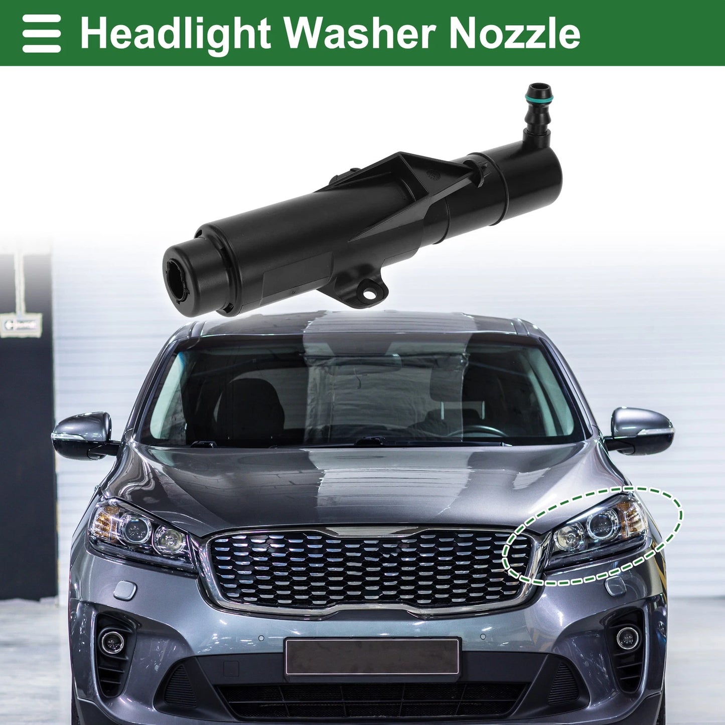 Driver Side Headlight Washer Nozzle for Mini Cooper (2007-2015)