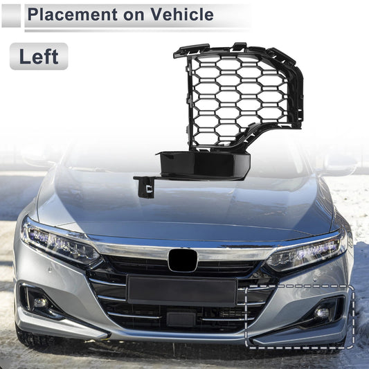 1x Front Left Fog Light Grill for BMW X5 Black (2019-2022)