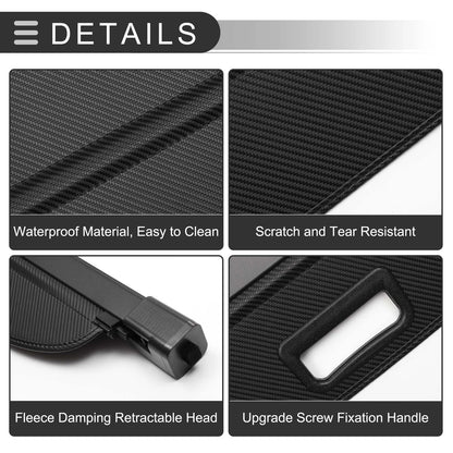 Retractable Cargo Cover for Ford Escape 2.3L (2008-2012) Black Carbon Fiber