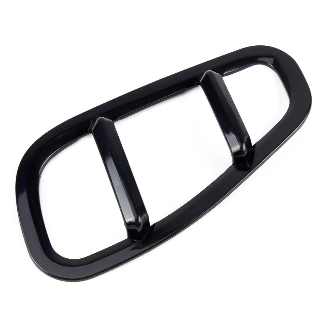 Black Front Fender Light Lamp Cover Trim for Jeep Renegade (2015-2023)