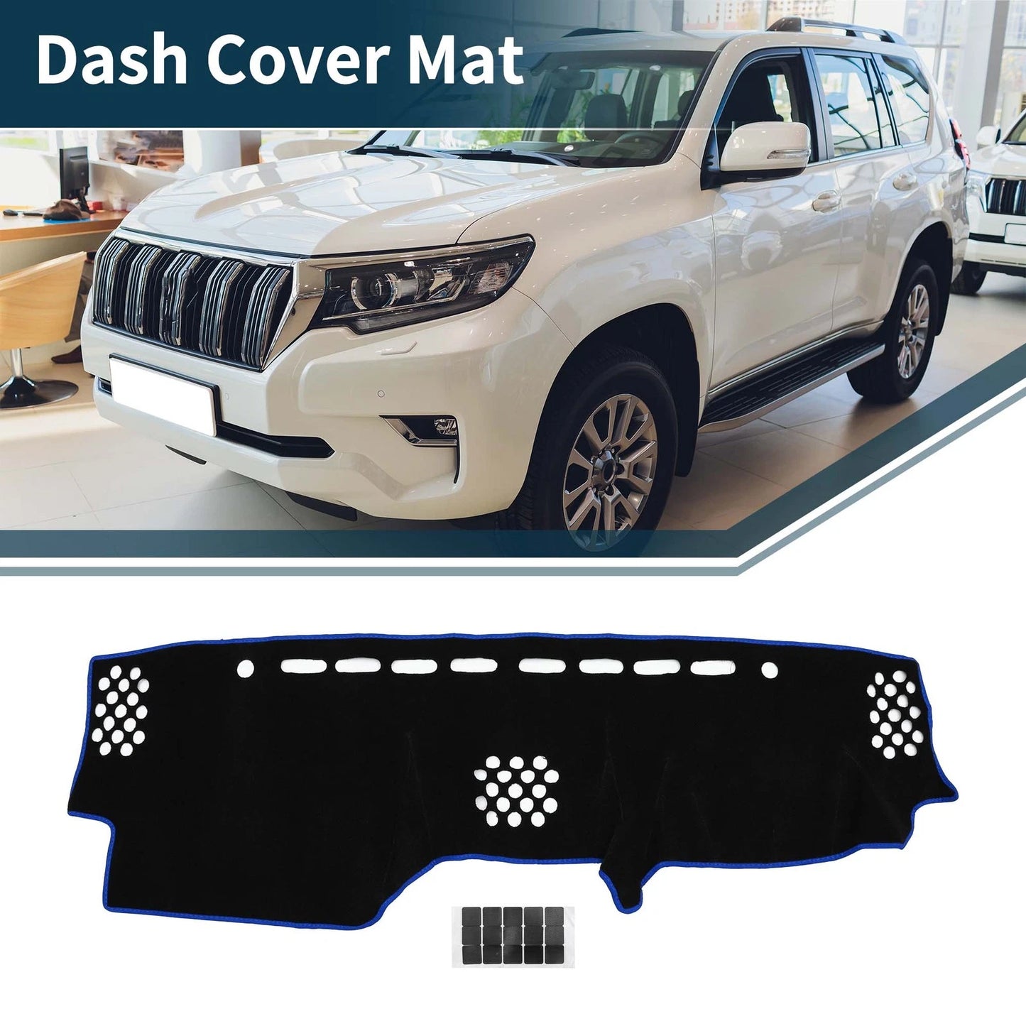 Dashboard Dash Cover Mat for TOYOTA Prado (2017–2024)
