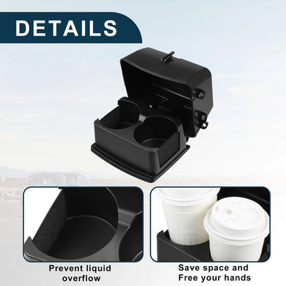 Cup Holder for Ford Explorer (2011-2023) Black Drink Holder