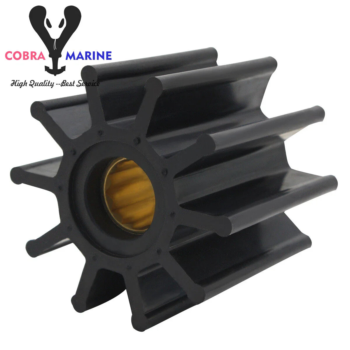 Water Pump Impeller for Jabsco, Volvo, Yanmar (Fits 18777-0001, 834794)