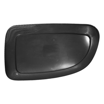 Pair Car Door Rearview Mirror Cap for GMC Yukon Carbon Fiber Pattern Black